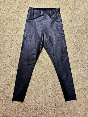 Commando 7/8 Faux Leather Legging Black Large